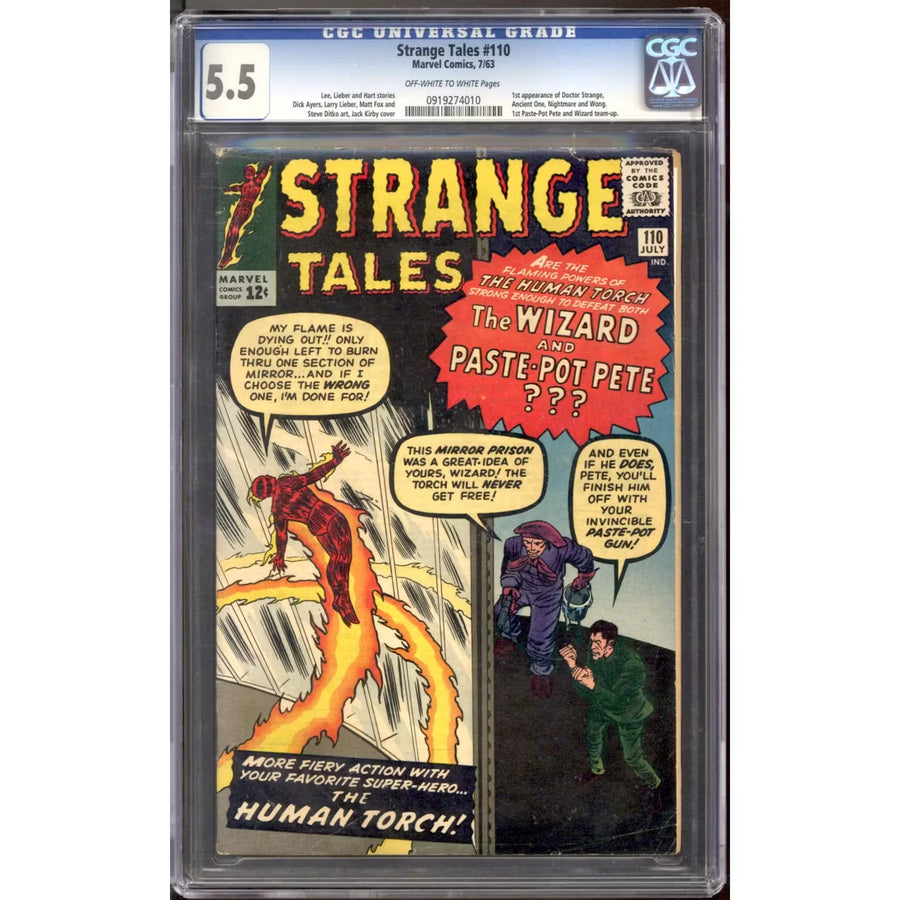 Strange Tales #110 CGC 5.5 (OW-W) | Marvel Comics