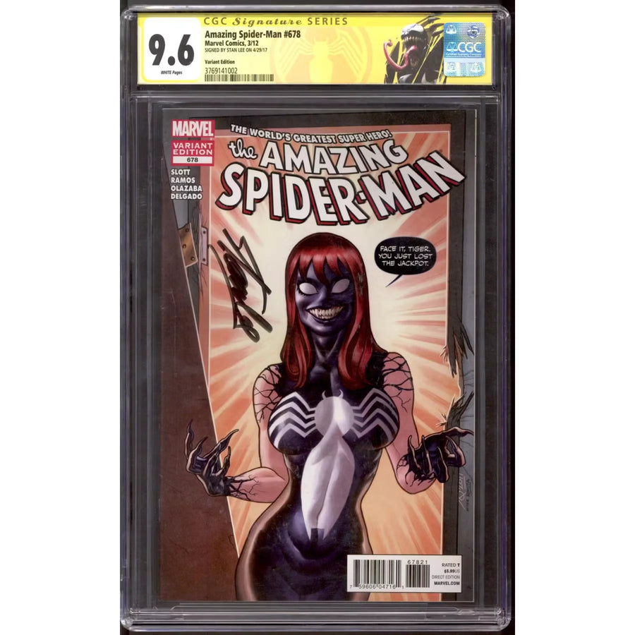 Amazing Spider-Man #678 Variant | CGC 9.6 Stan Lee Signature Series