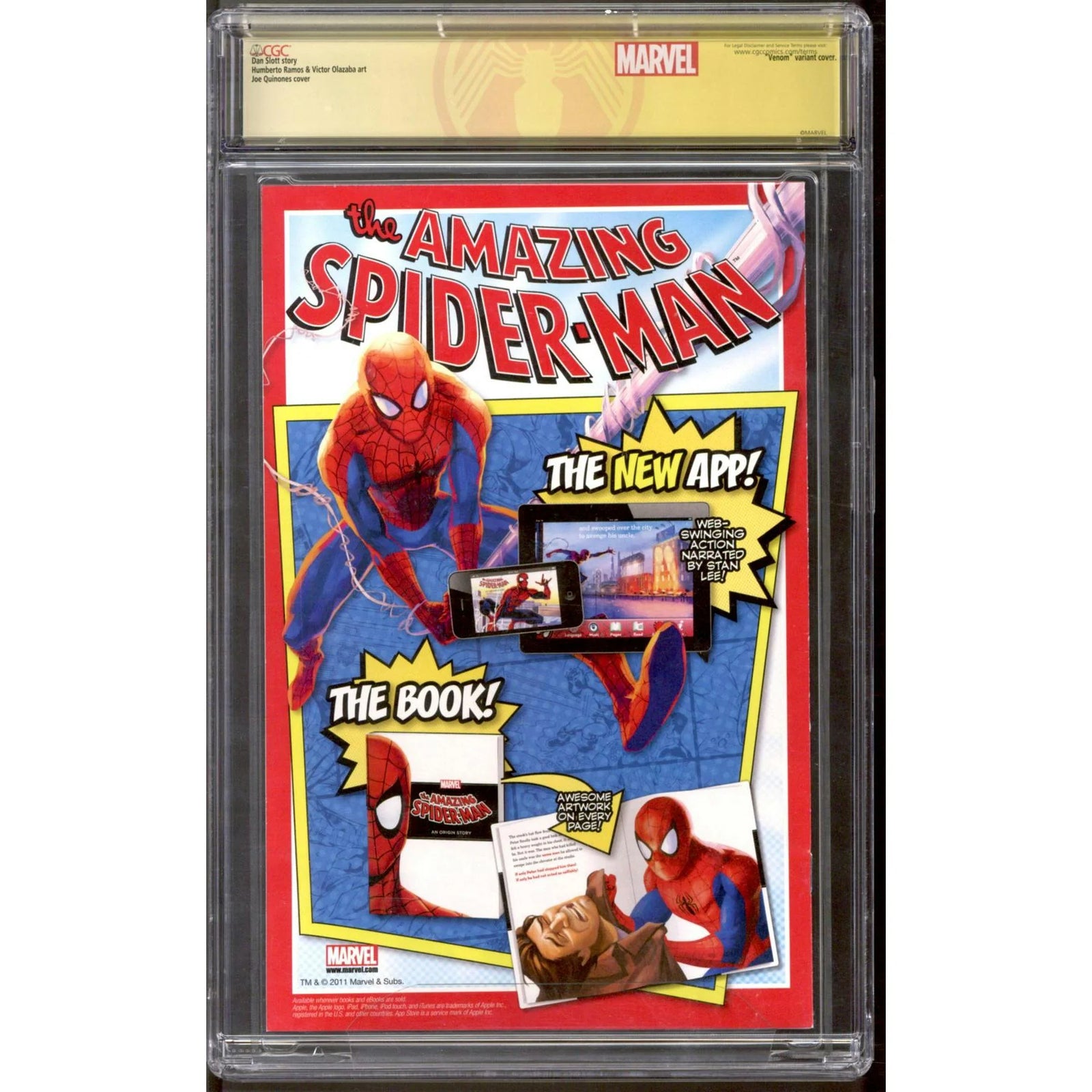 Amazing Spider-Man #678 Variant | CGC 9.6 Stan Lee Signature Series