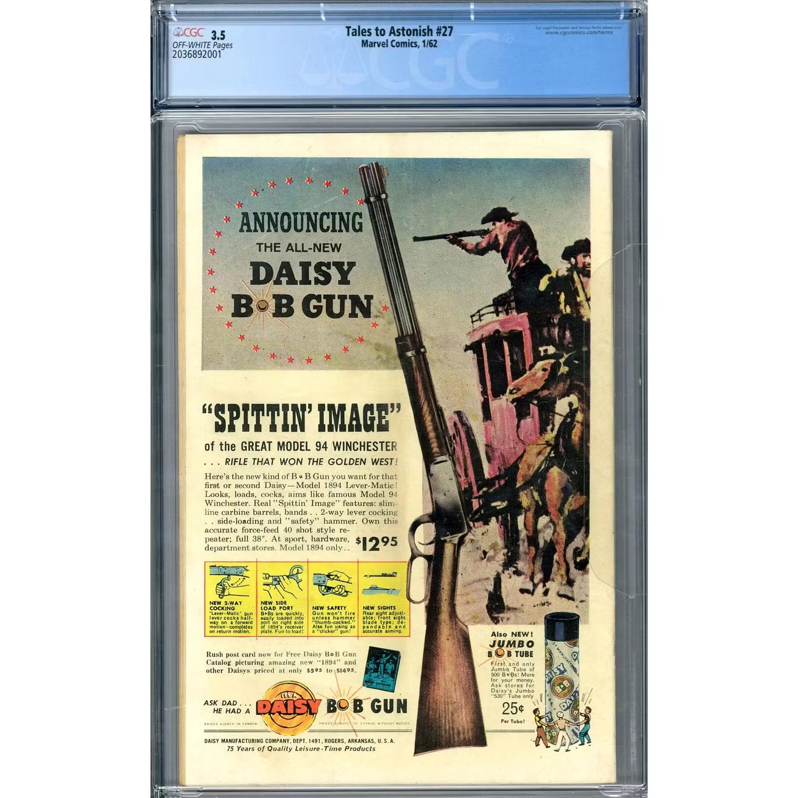Tales to Astonish #27 CGC 3.5 (OW) | Ant-Man First Appearance
