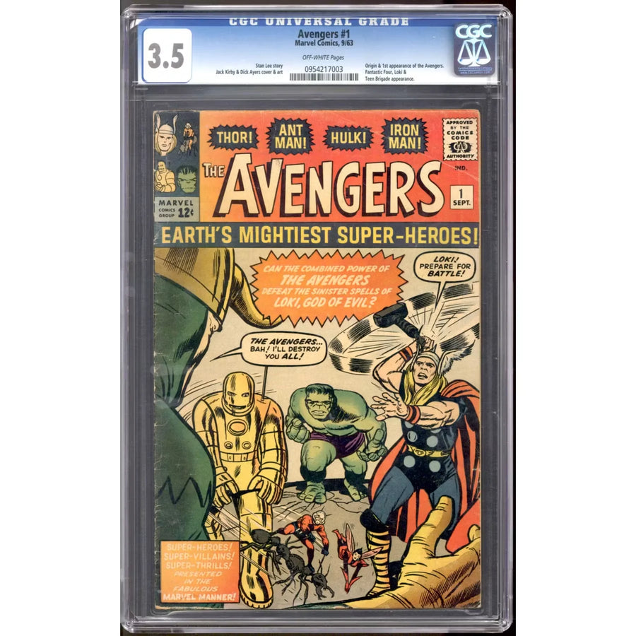 Avengers #1 CGC 3.5 (OW) | 1963 Marvel