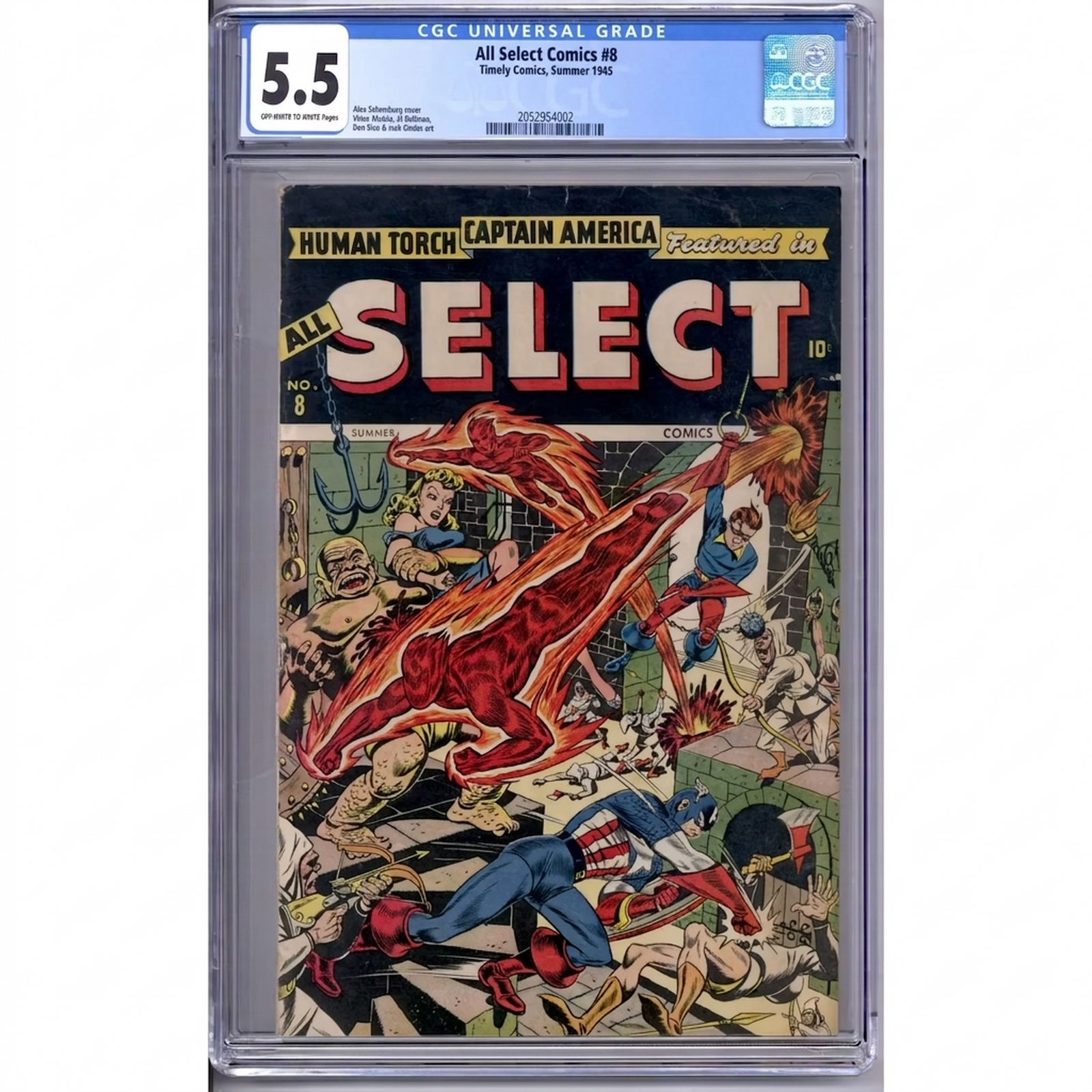 All Select Comics #8 CGC 5.5 (OW-W) | 1945