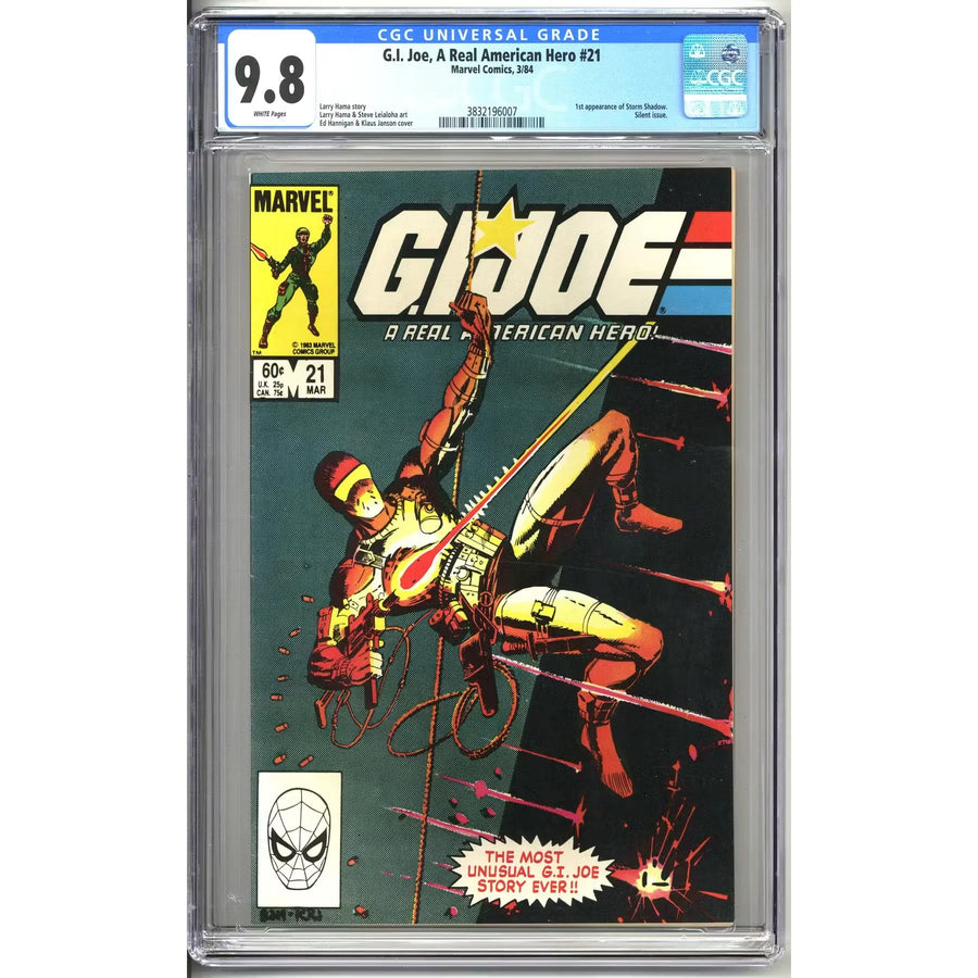 G.I. Joe, A Real American Hero #21 | CGC 9.8 Graded