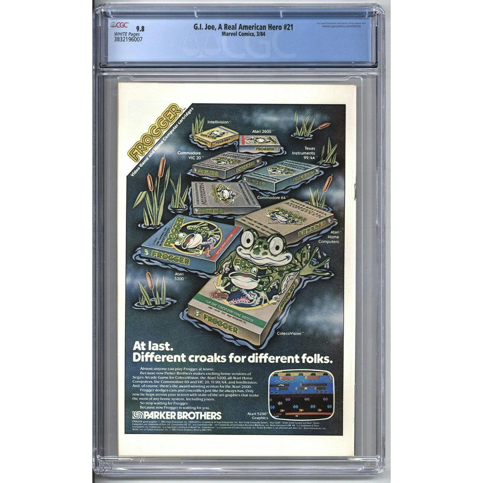G.I. Joe, A Real American Hero #21 | CGC 9.8 Graded