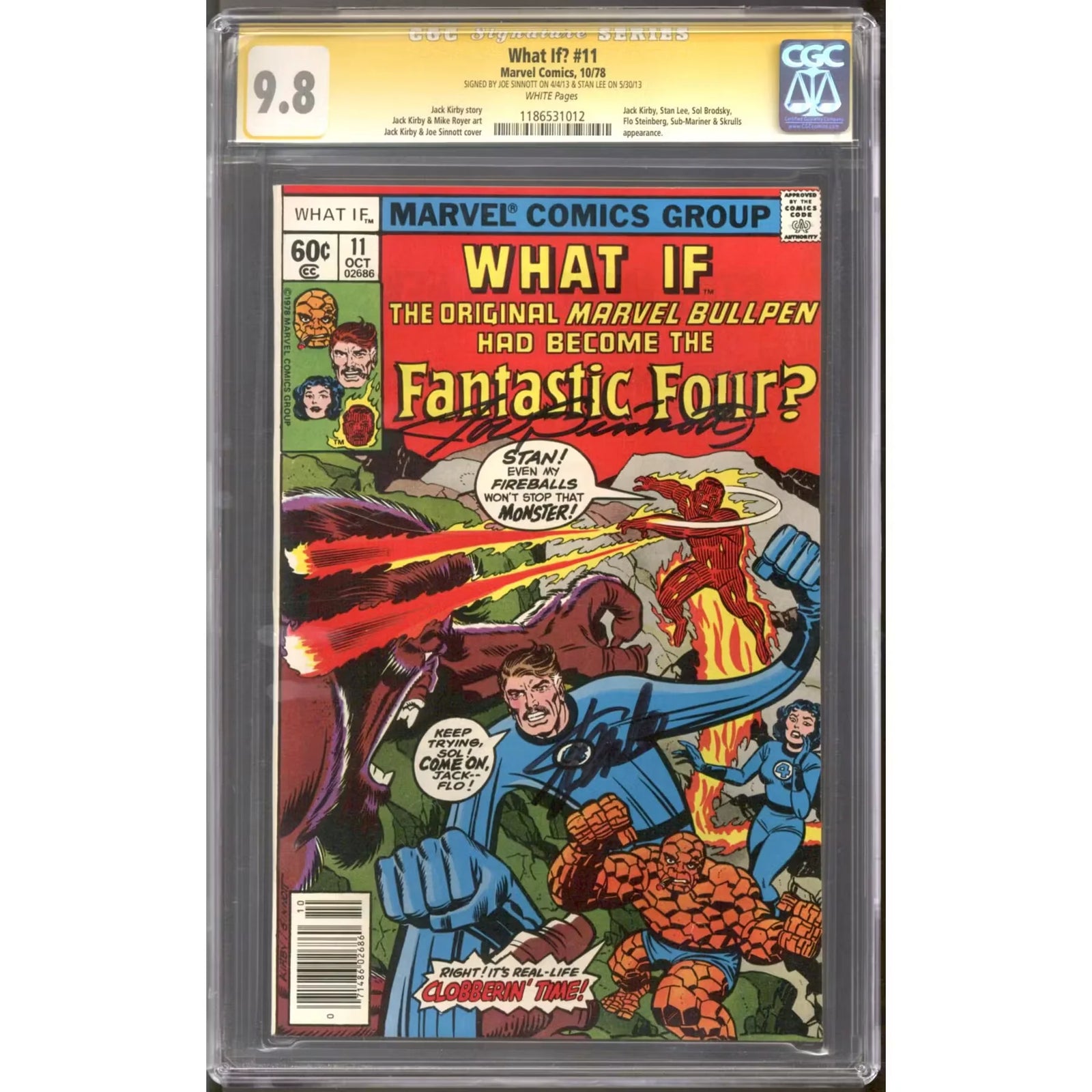What If? #11 CGC 9.8 Stan Lee & Joe Sinnott Signature Series