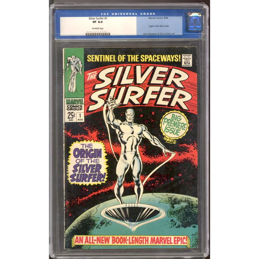 Silver Surfer #1 CGC 8.0 (OW) | Origin of the Silver Surfer