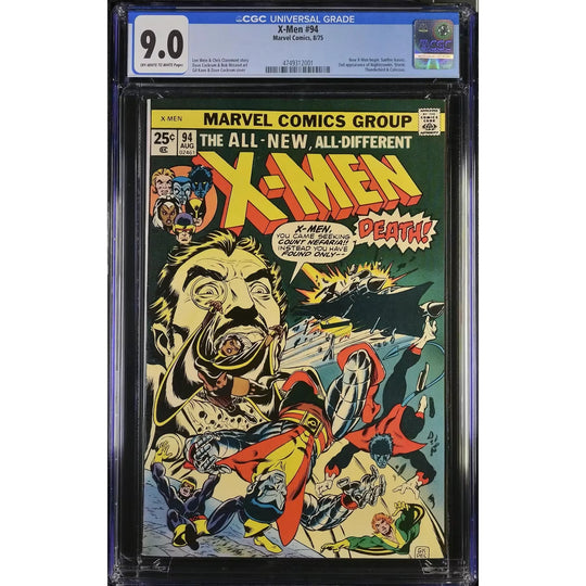 X-Men #94 CGC 9.0 (OW-W) | Graded Comic
