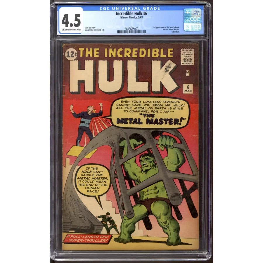 Incredible Hulk #6 CGC 4.5 (C-OW) | Vintage Marvel