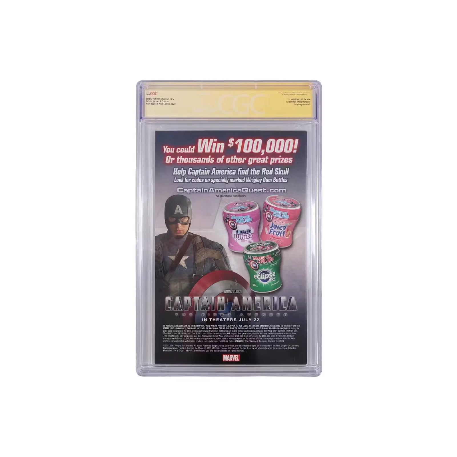 Ultimate Fallout #4 CGC 9.6 Signed Clayton Crain | Signature Series