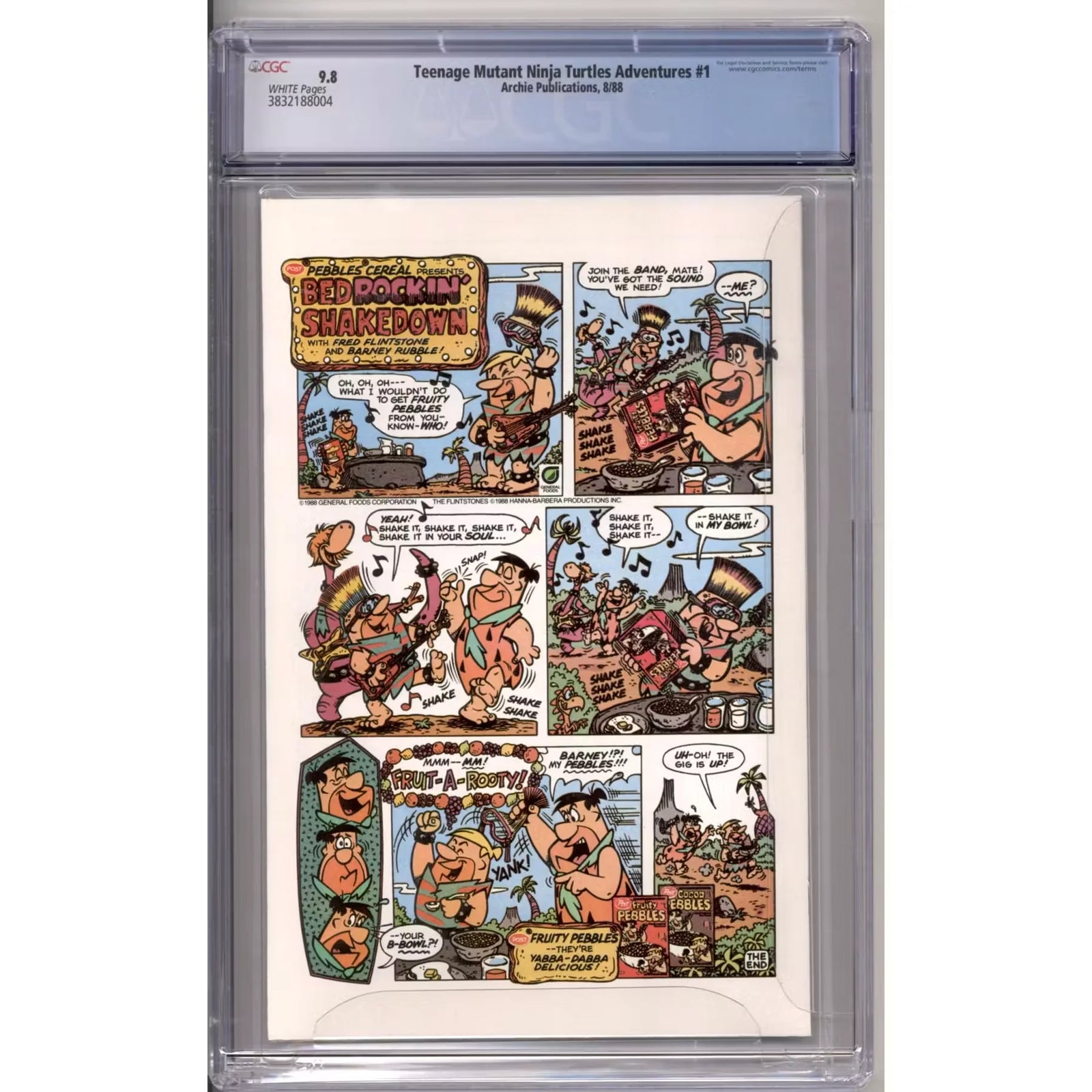 Teenage Mutant Ninja Turtles Adventures #1 Newsstand Variant | CGC 9.8