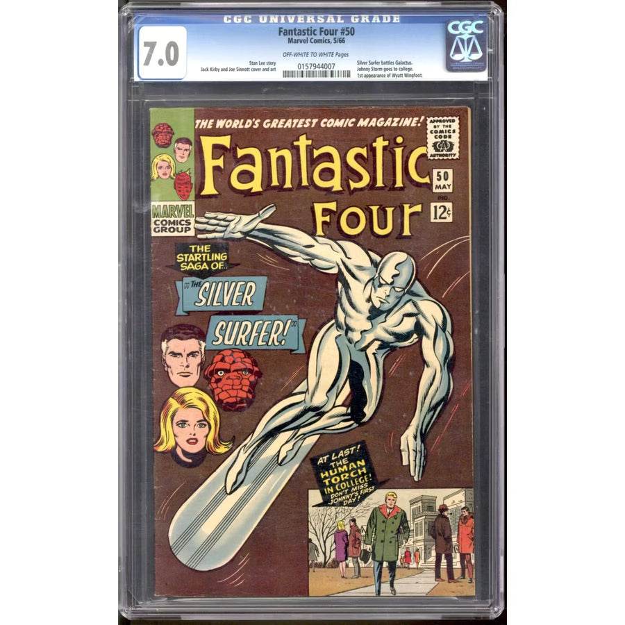 Fantastic Four #50 CGC 7.0 (OW-W) | Marvel Comics