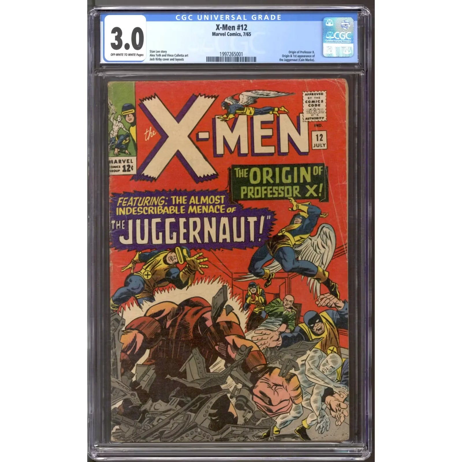 X-Men #12 Comic Book | CGC 3.0 (OW-W)