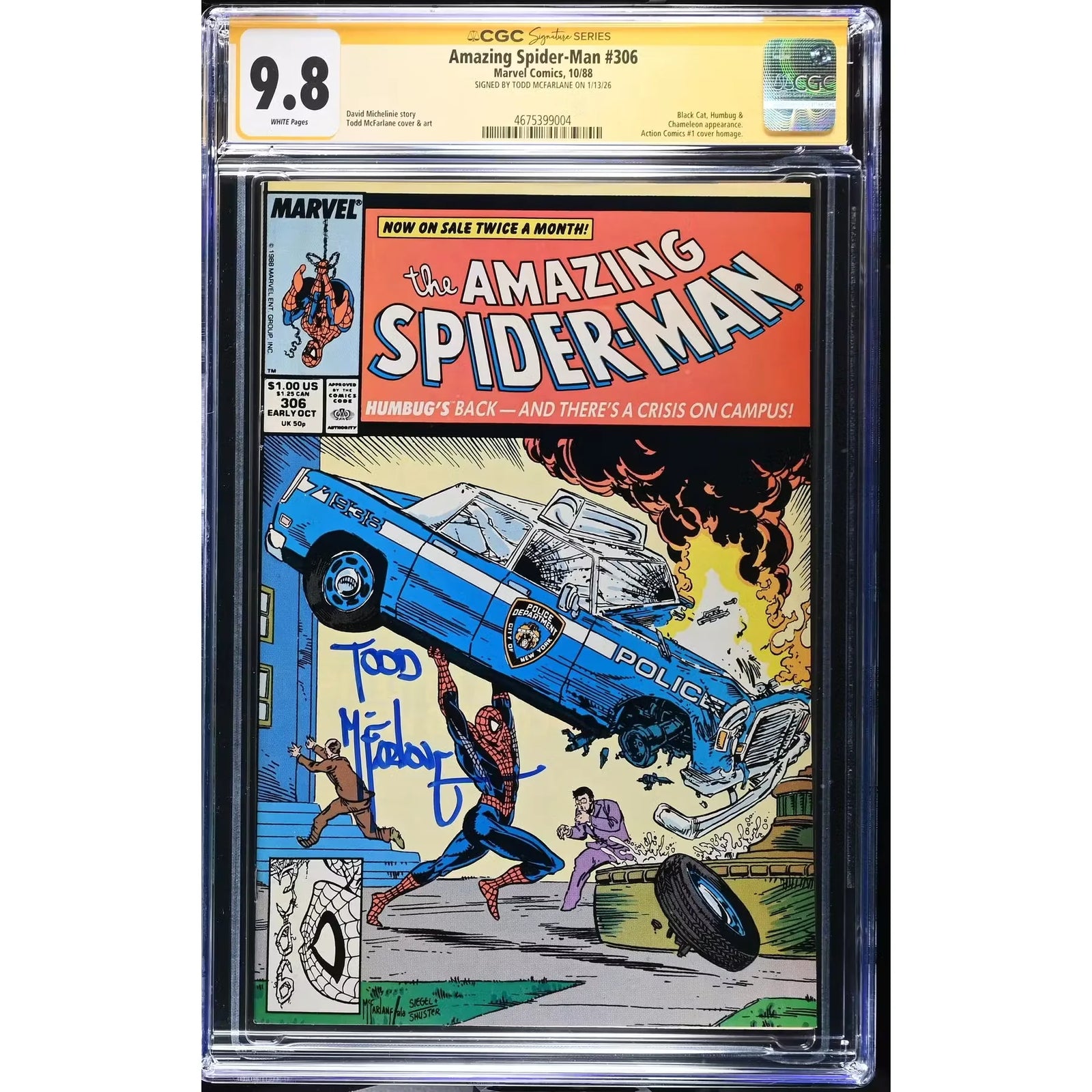Amazing Spider-Man #306 CGC 9.8 | Todd McFarlane Signature Series