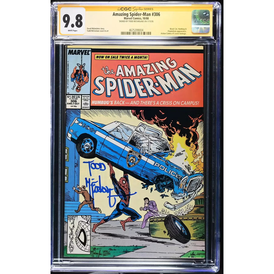 Amazing Spider-Man #306 CGC 9.8 | Todd McFarlane Signature Series