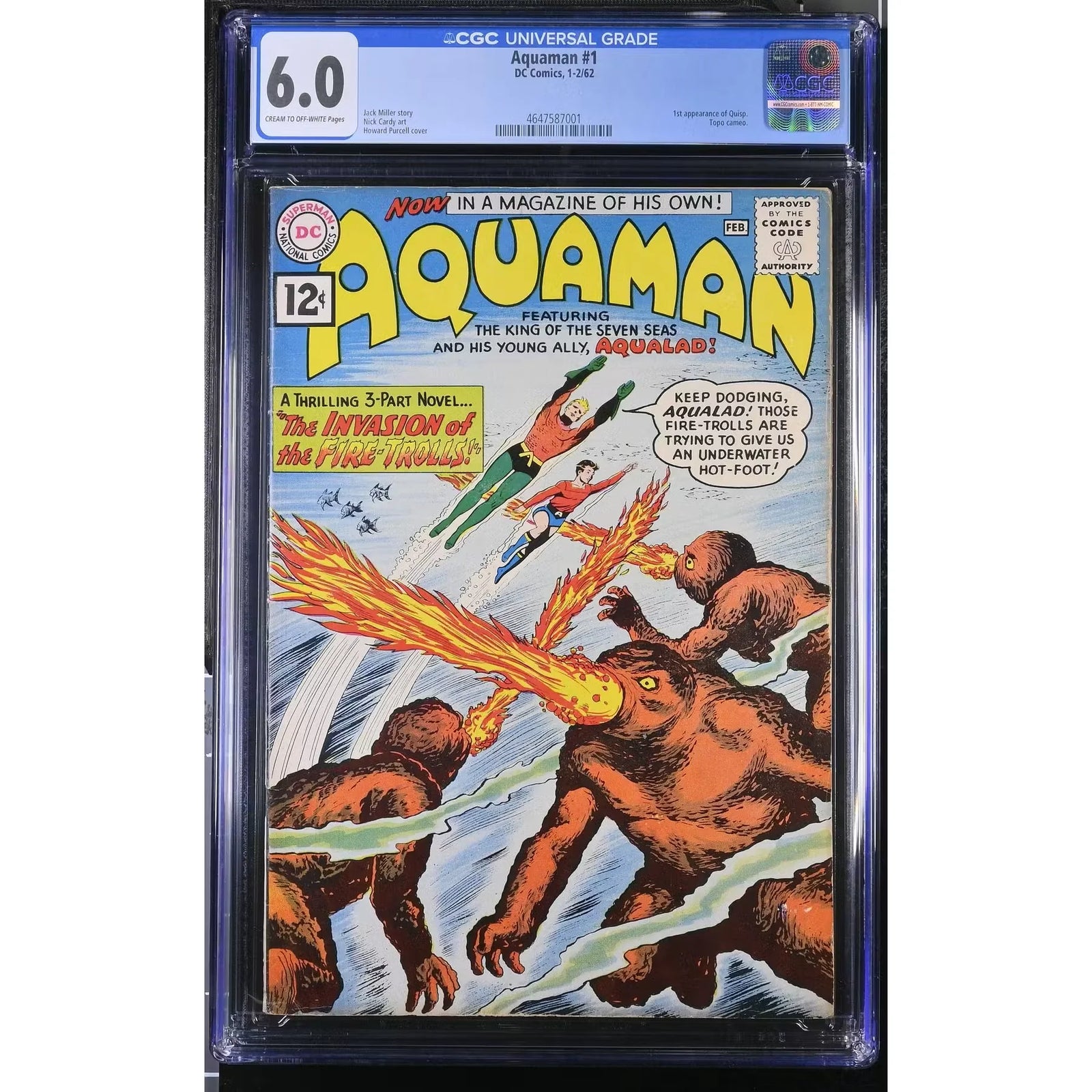 Aquaman #1 CGC 6.0 (C-OW) | Graded Comic Book