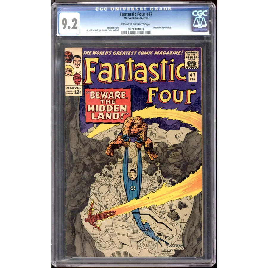 Fantastic Four #47 CGC 9.2 (C-OW) | Silver Age Marvel