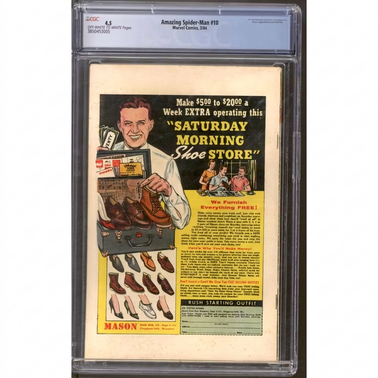 Amazing Spider-Man #10 CGC 4.5 (OW-W) | Graded Comic