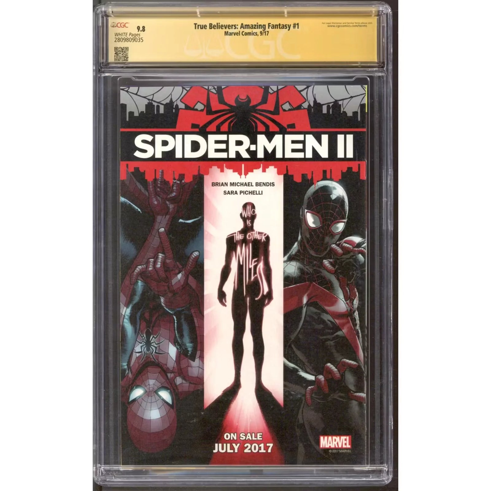 Amazing Fantasy #1 CGC 9.8 Andrew Garfield Signature Series