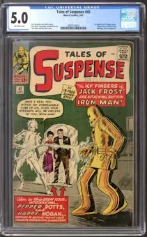 Tales of Suspense #45 CGC 5.0 (OW) | First Appearance Happy Hogan