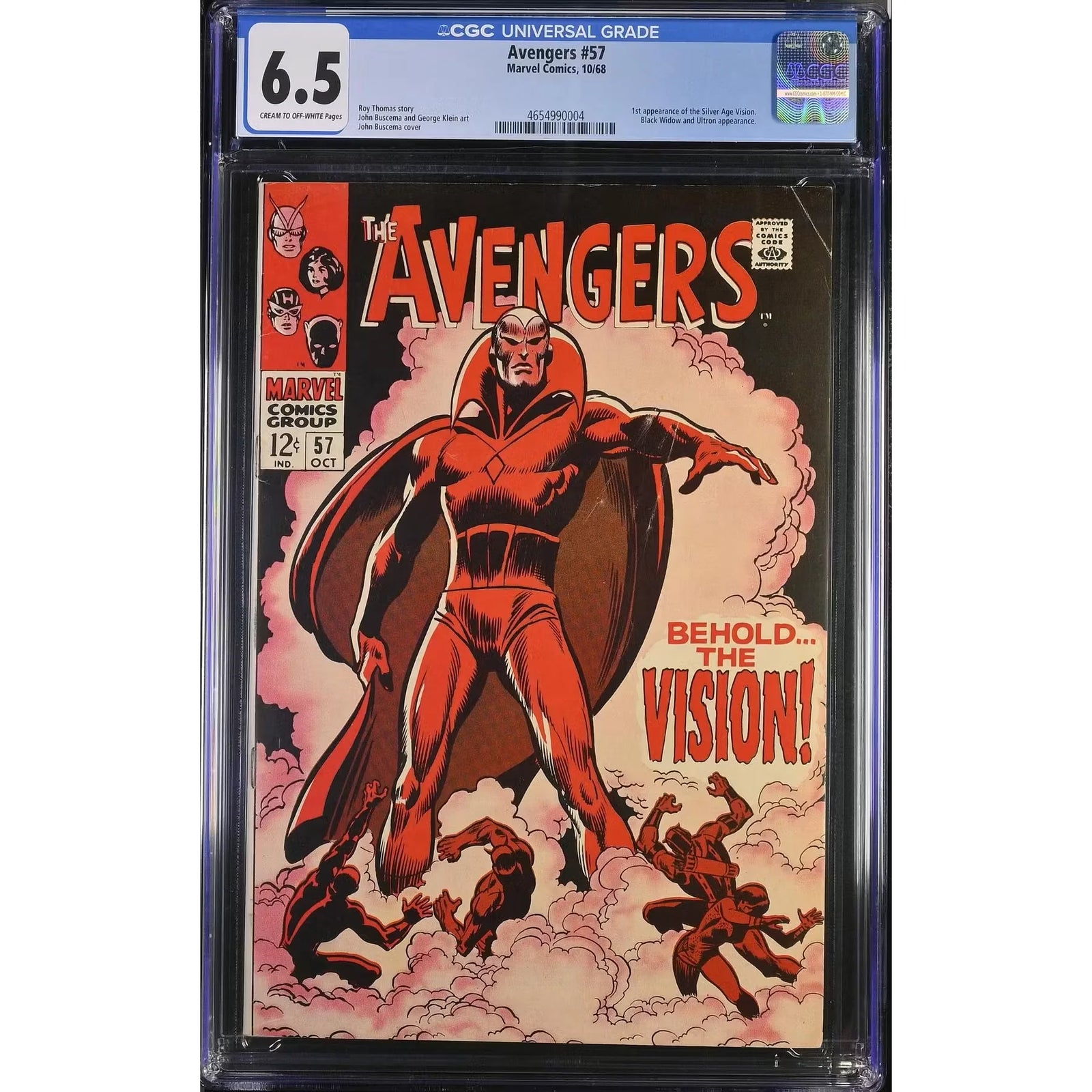 Avengers #57 CGC 6.5 (C-OW) | Graded Comic Book