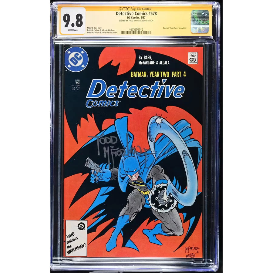 Detective Comics #578 CGC 9.8 (W) | Graded Comic Book