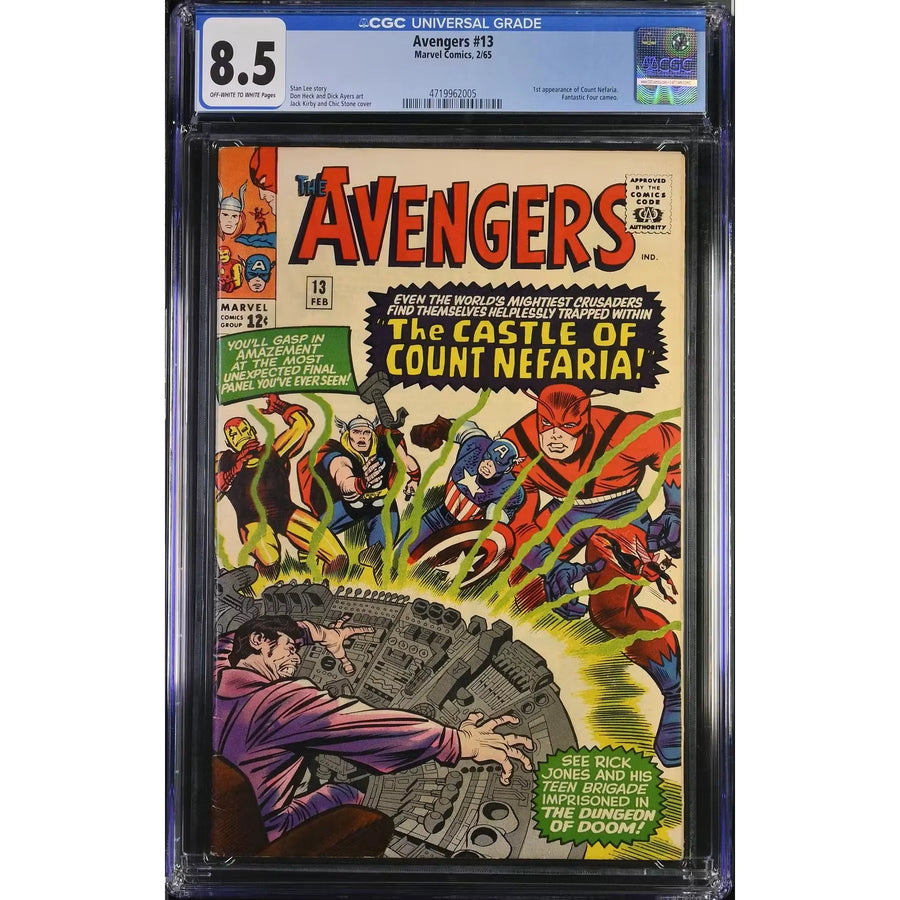 Avengers #13 CGC 8.5 (OW-W) | Graded Comic Book