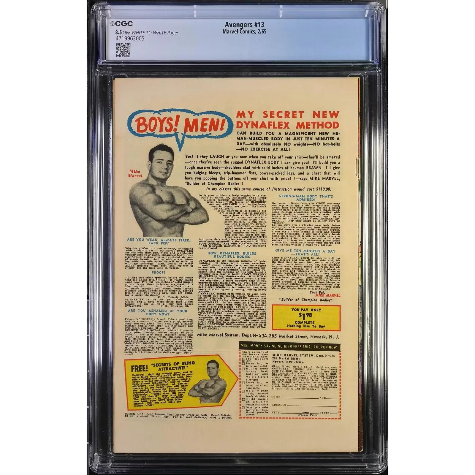 Avengers #13 CGC 8.5 (OW-W) | Graded Comic Book