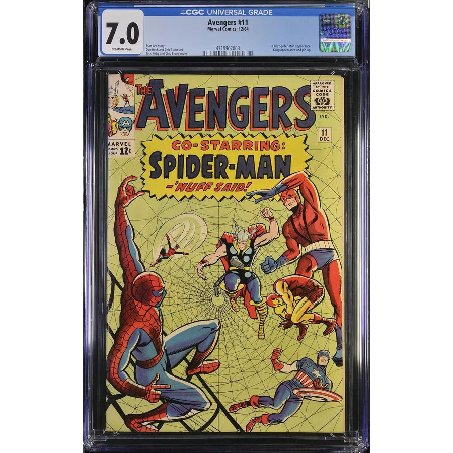 Avengers #11 CGC 7.0 (OW) | Graded Comic Book