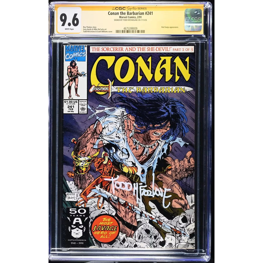 Conan the Barbarian #241 CGC 9.6 | Todd McFarlane Signature Series