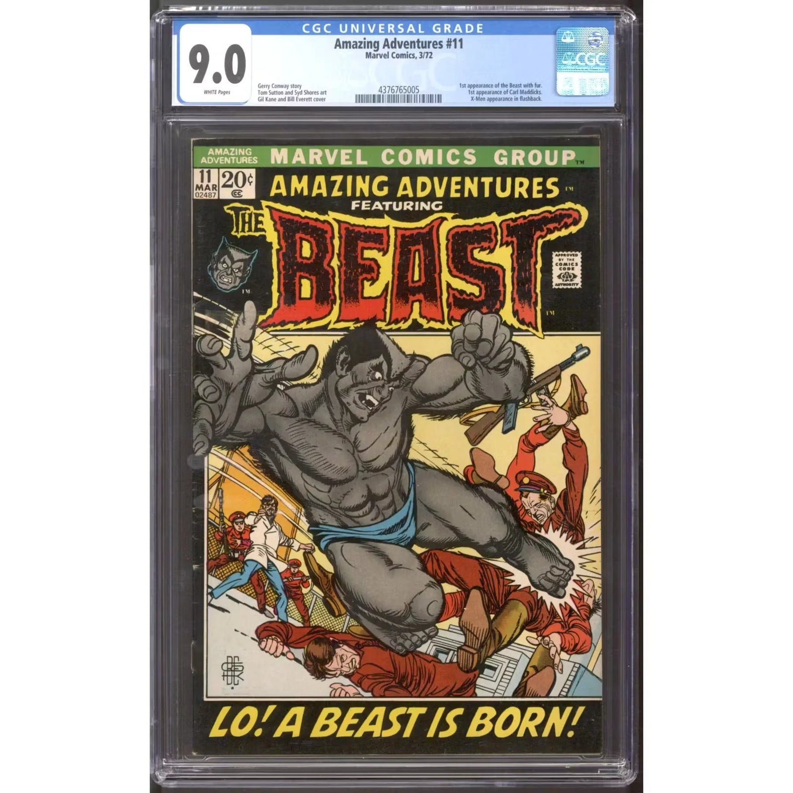 Amazing Adventures #11 CGC 9.0 | White Pages