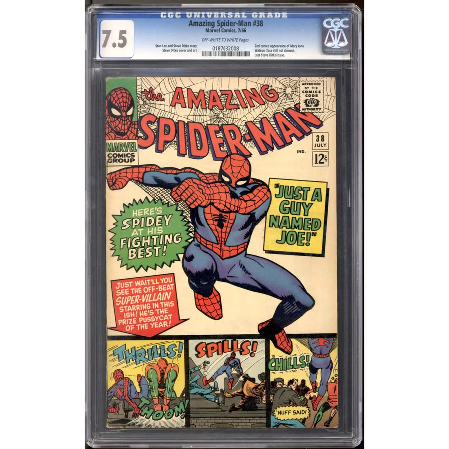 Amazing Spider-Man #38 CGC 7.5 (OW-W) | Graded Comic Book