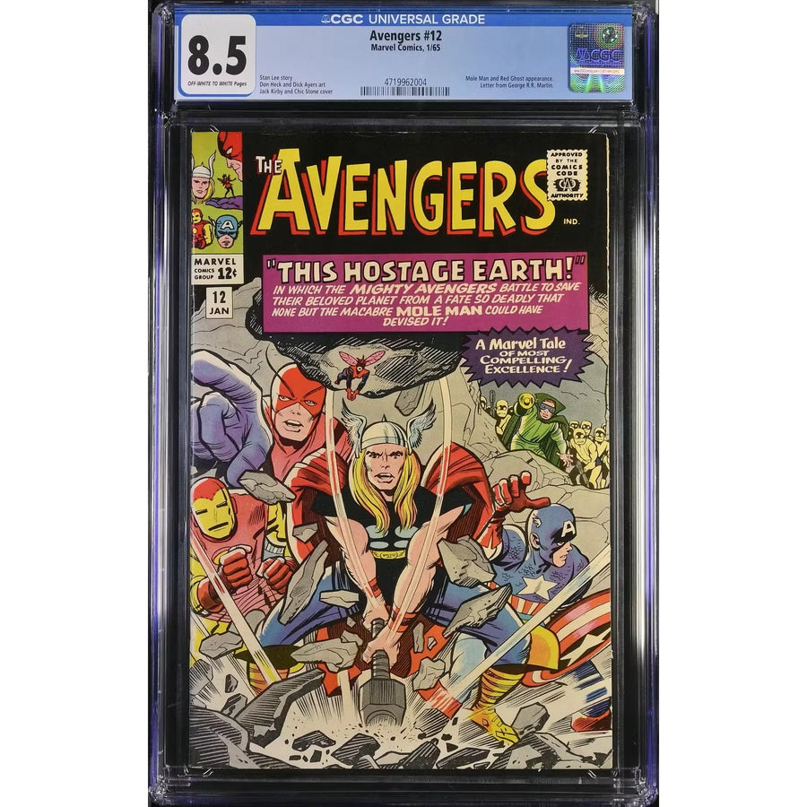 Avengers #12 CGC 8.5 (OW-W) | Marvel Comics