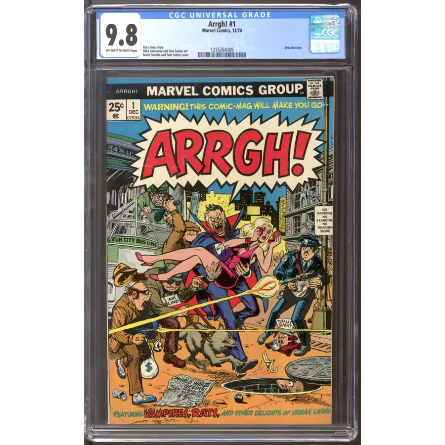 Arrgh! Comic Book | CGC 9.8 (OW-W)
