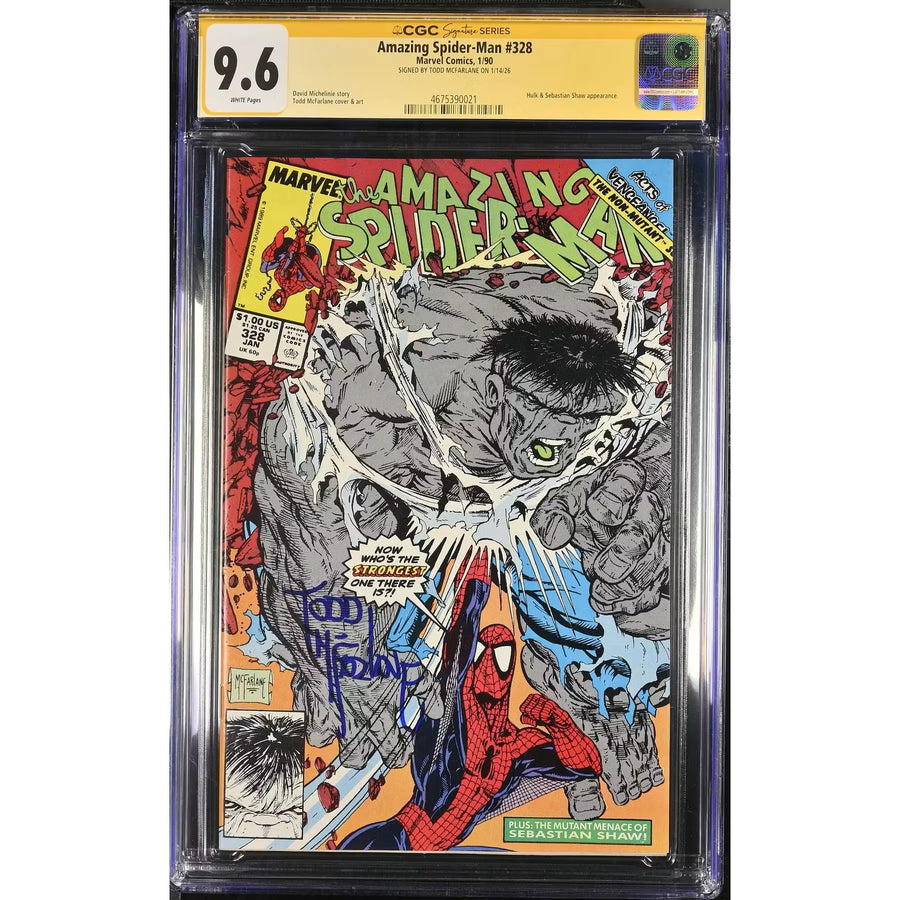 Amazing Spider-Man #328 CGC 9.6 | Todd McFarlane Signature Series