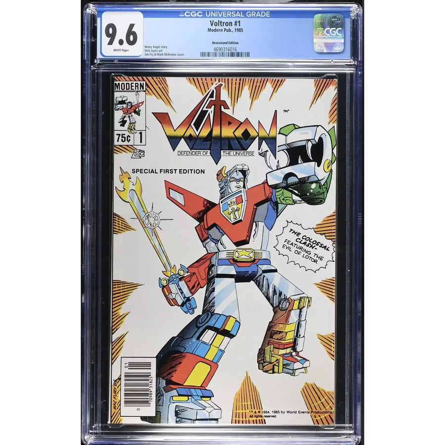 Voltron #1 Newsstand Variant | CGC 9.6