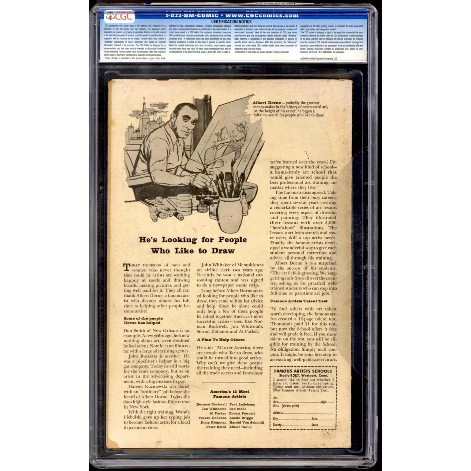 Tales of Suspense #17 CGC 4.5 (C-OW) | Graded Comic Book