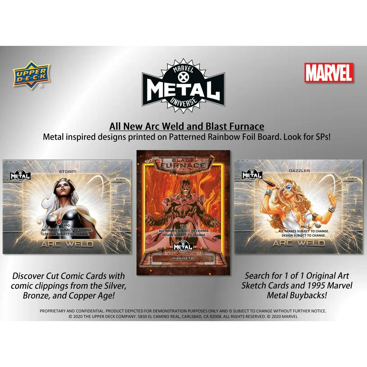 2021 Upper Deck Marvel X-Men Metal Universe Cards Hobby Box - D2 | P4218726