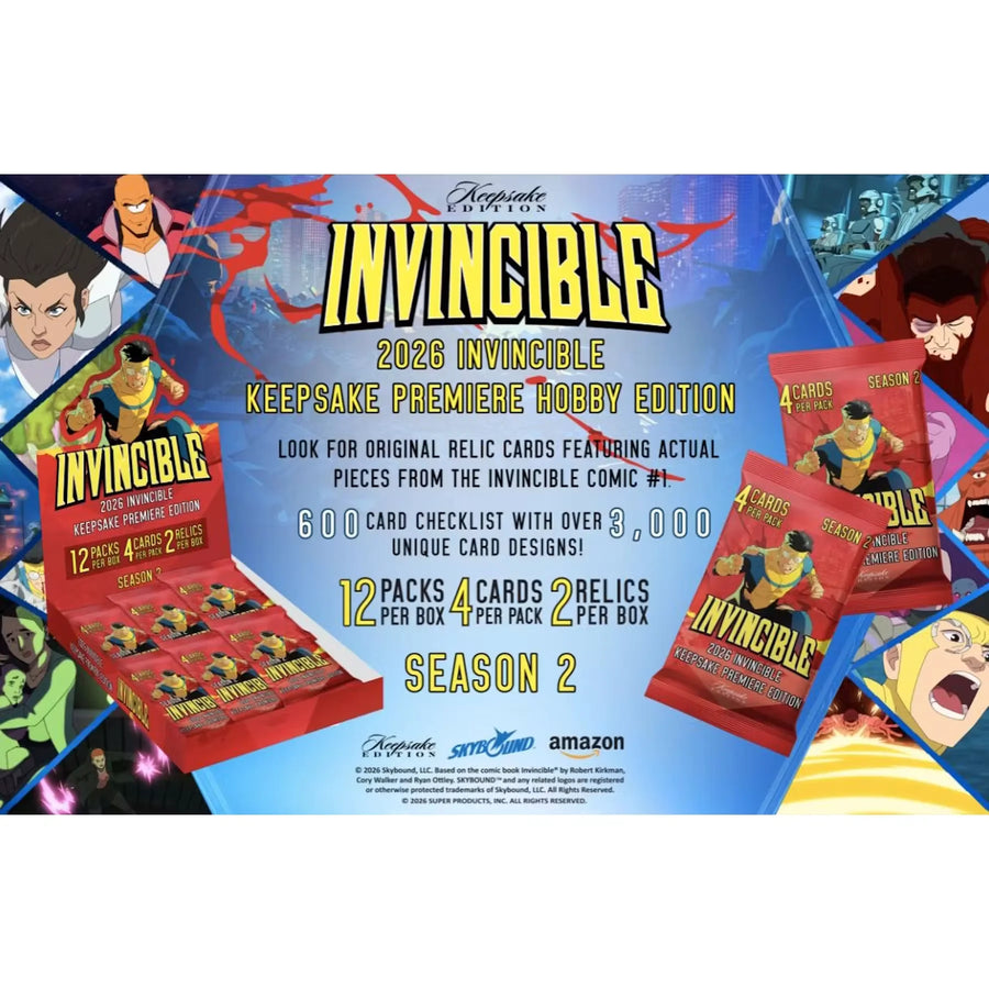 2026 Keepsake Invincible Season 2 Premiere Hobby Box | Presell | P4301444