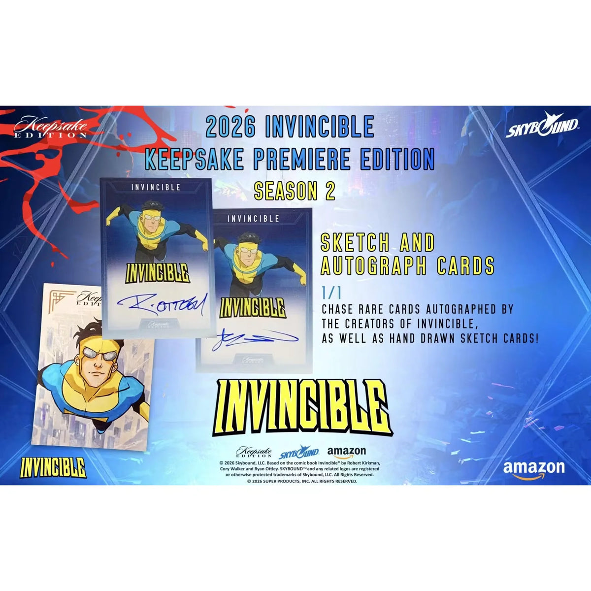 2026 Keepsake Invincible Season 2 Premiere Hobby Box | Presell | P4301444