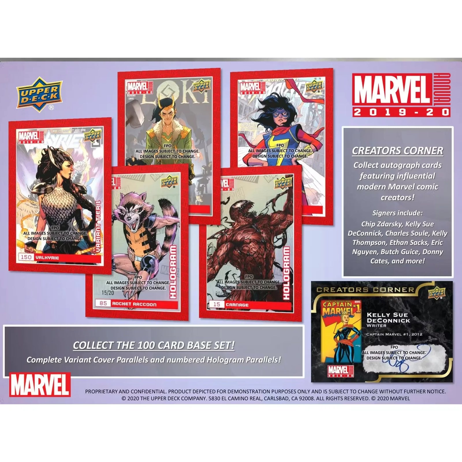 Marvel Annual Hobby Box (2019-20 Upper Deck) (Ships Sealed Only) - D