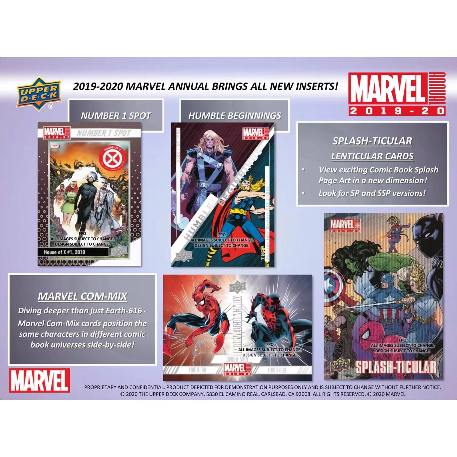 Marvel Annual Hobby Box (2019-20 Upper Deck) (Ships Sealed Only) - D