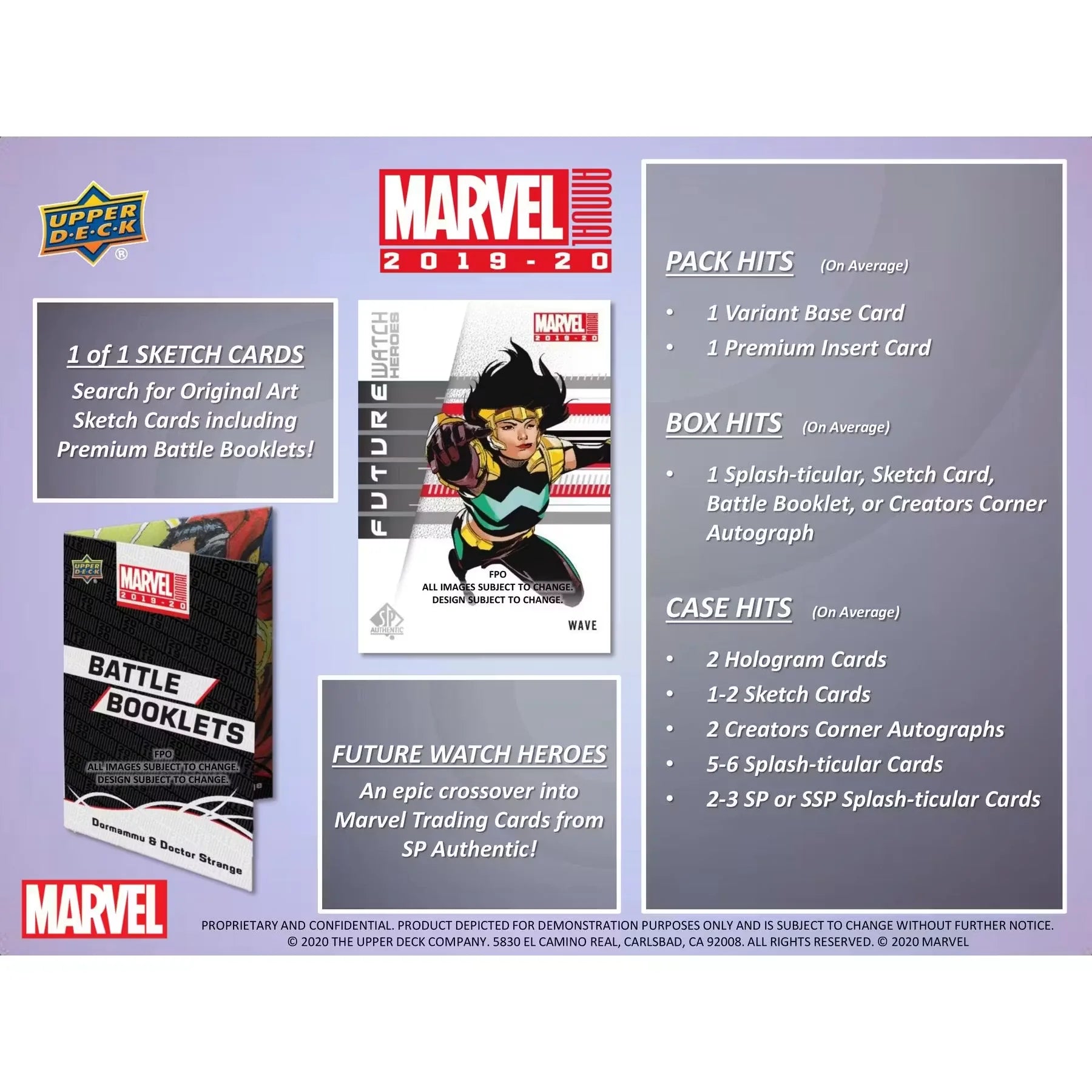 Marvel Annual Hobby Box (2019-20 Upper Deck) (Ships Sealed Only