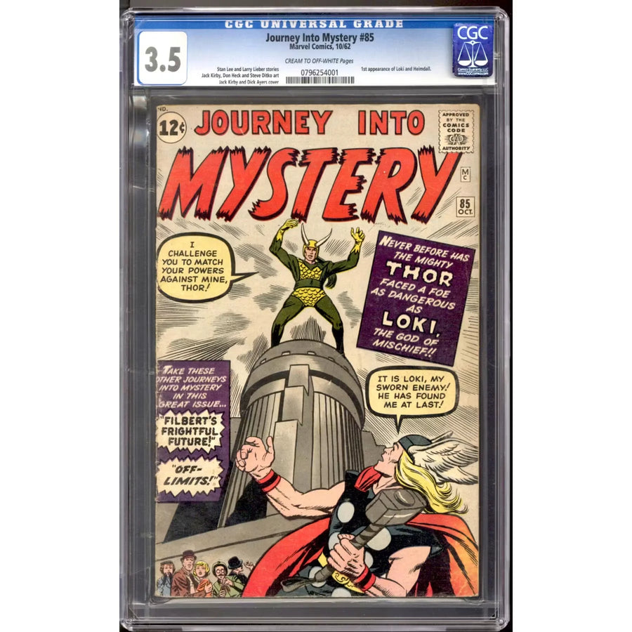 Journey Into Mystery #85 CGC 3.5 (OW-W) | First Loki Appearance