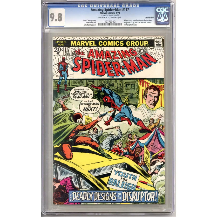 Amazing Spider-Man #117 Double Cover | CGC 9.8 OW-W | P5182098