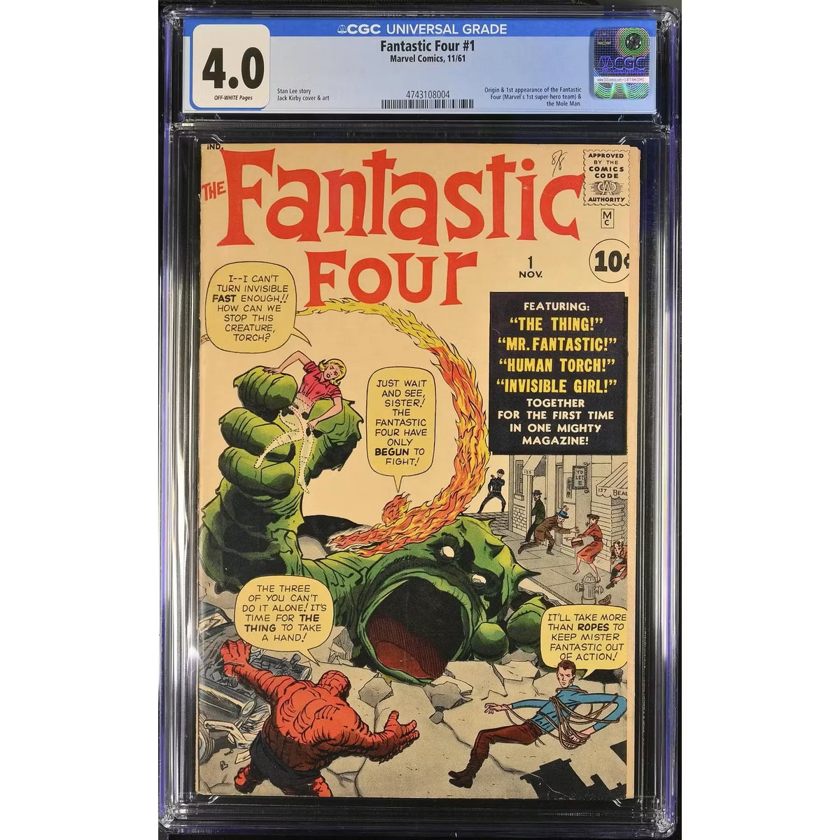 Fantastic Four #1 CGC 4.0 (OW) | Golden Age Marvel | P5422489