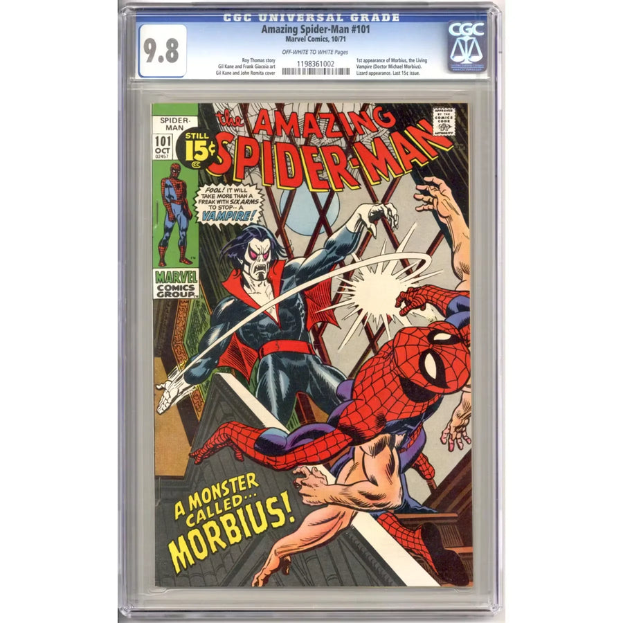 Amazing Spider-Man #101 Comic Book | CGC 9.8 OW-W | P5422490
