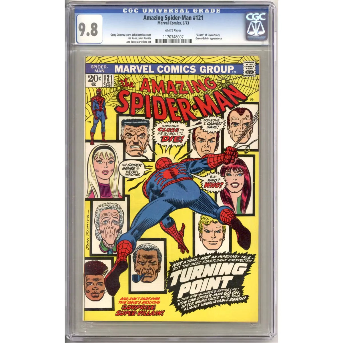 Amazing Spider-Man #121 Comic Book | CGC 9.8 | P5422494