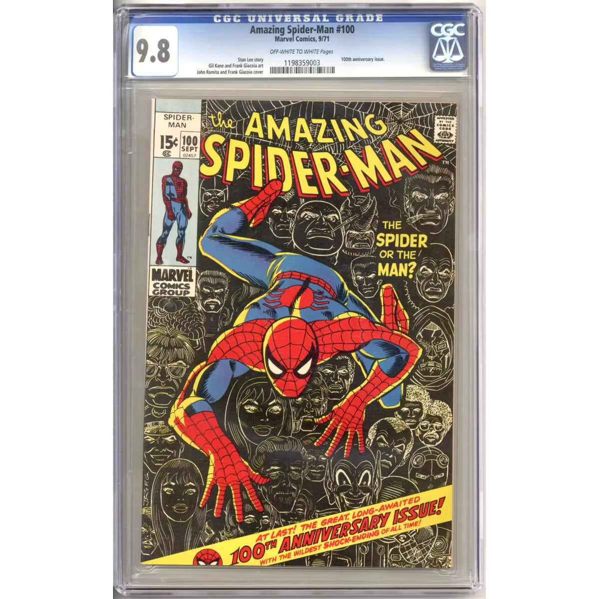 Amazing Spider-Man #100 | CGC 9.8 OW-W | P5422495