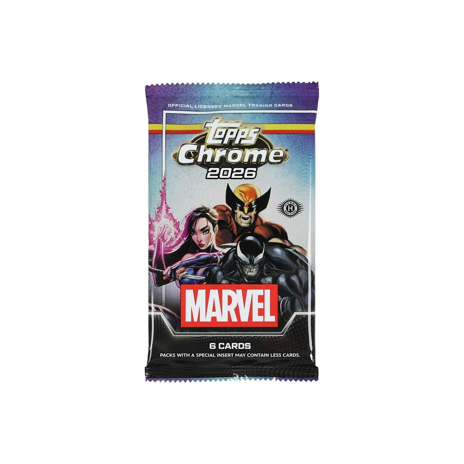 2026 Topps Chrome Marvel Comics Hobby Pack (Ships Sealed Only)