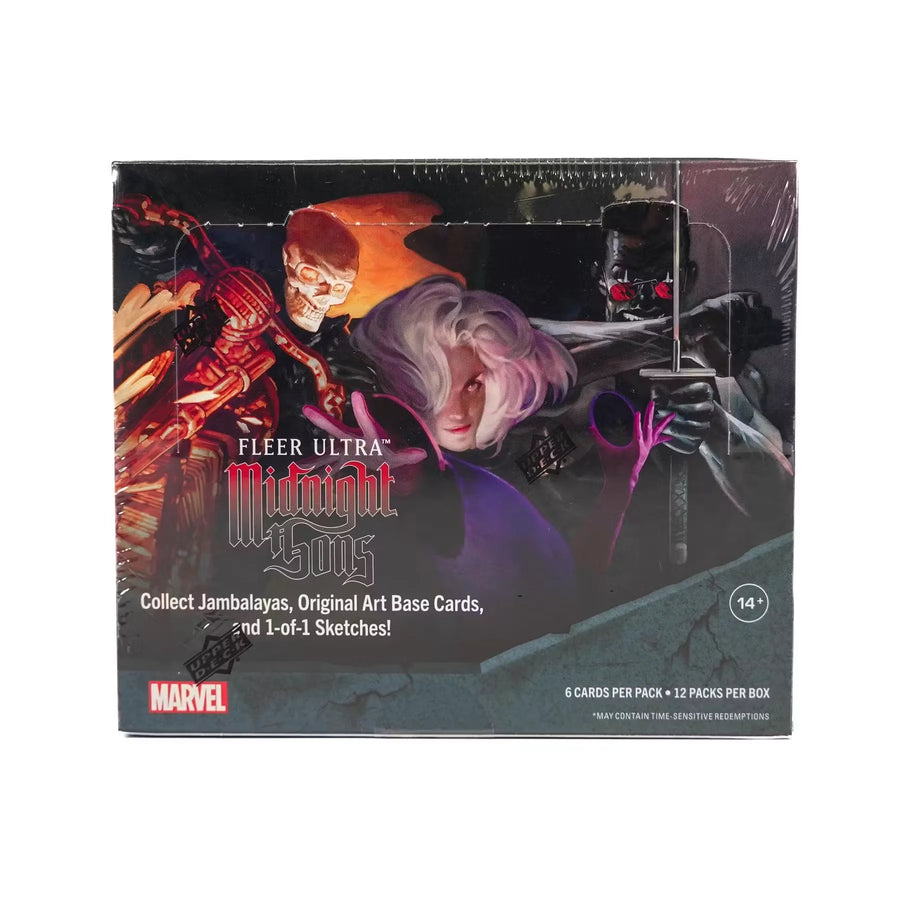 Marvel Fleer Ultra Midnight Sons Trading Cards Hobby Box (2023 Upper Deck) (Ships Sealed Only) - D2